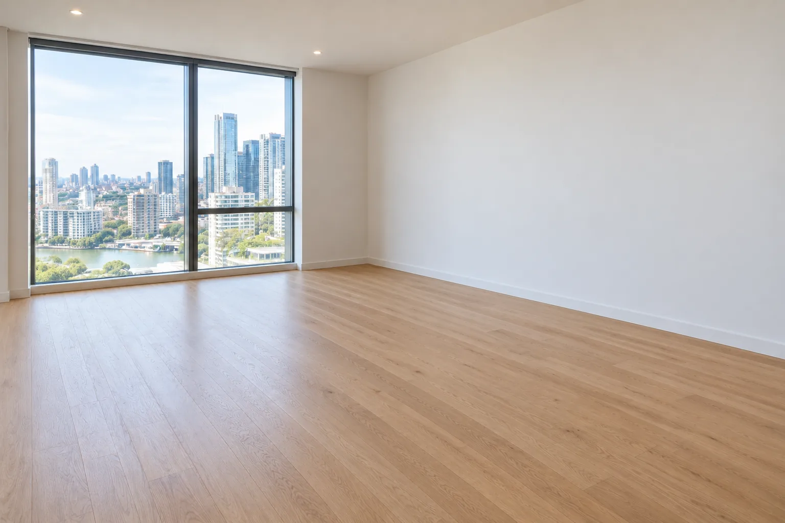 Original empty living room